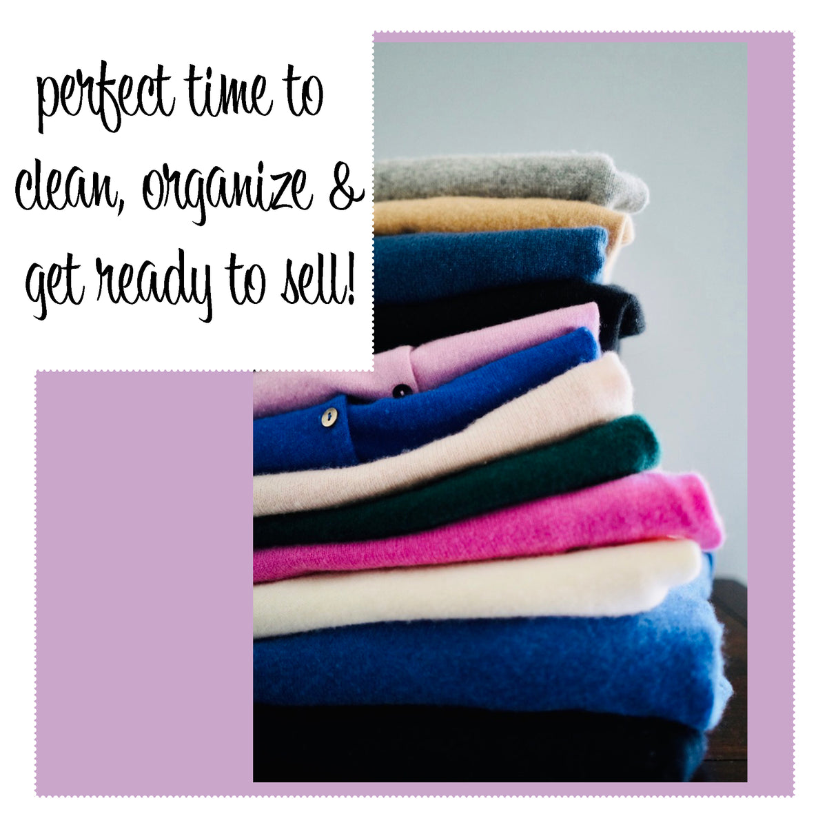 TIME to clean, organize, & get ready to sell! Lulu's Consignment