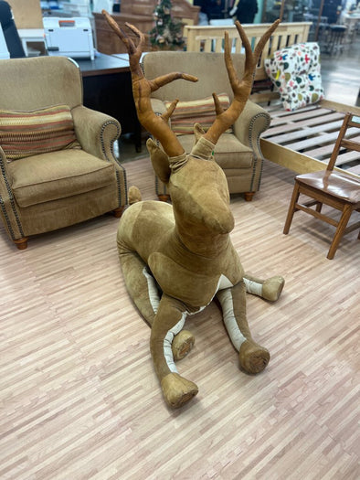 Giant Custom Made Suede/Leather Deer Plush