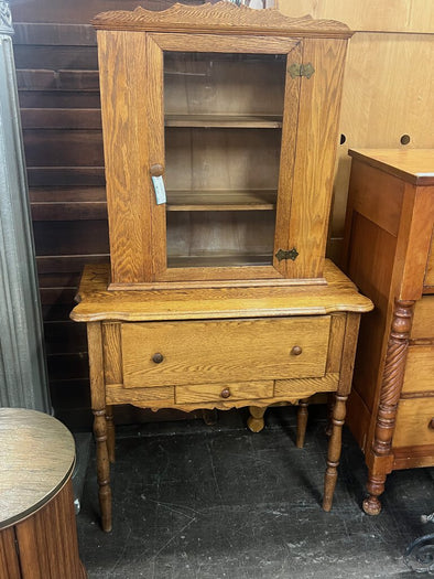 Antique Oak Hutch