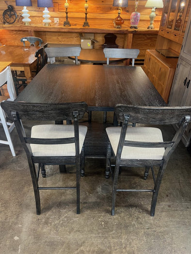 NEW Grey Progressive Counter Height Table + 4 Chairs