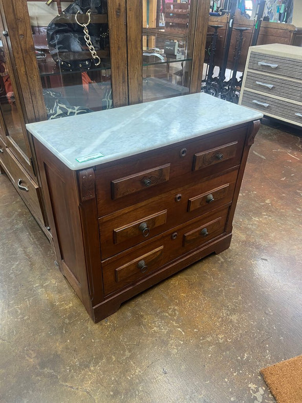 Antique Marble Top Dresser