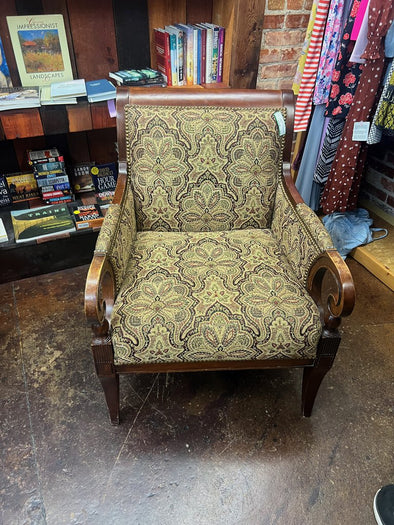 Vintage EJ Victor Upholstered Armchair