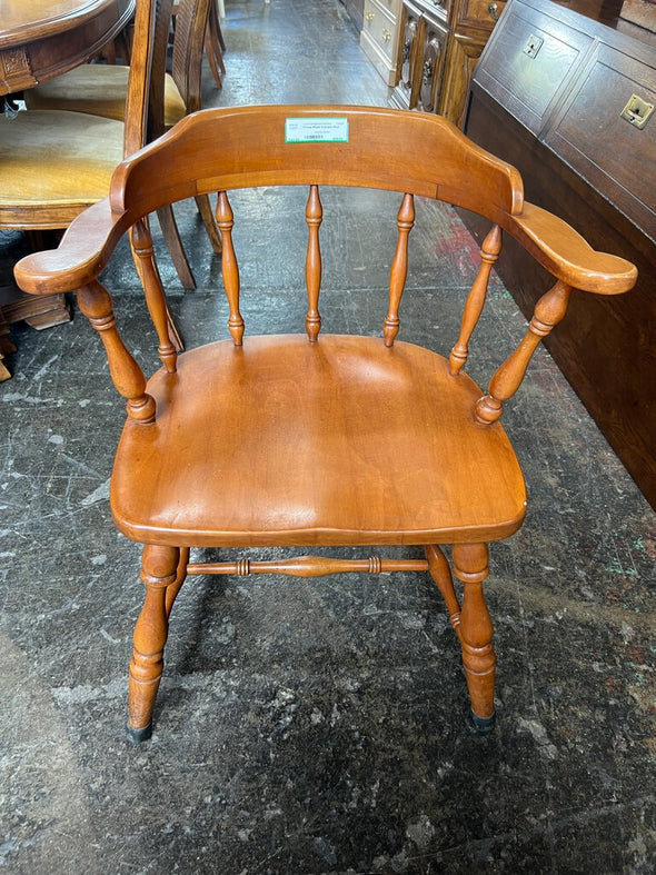 Vintage Maple Captains Chair