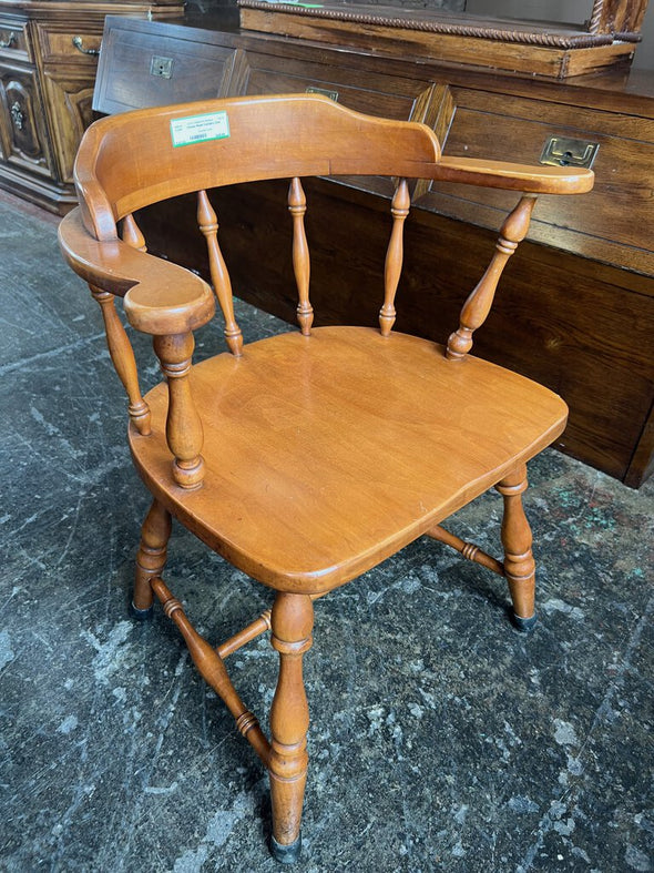 Vintage Maple Captains Chair