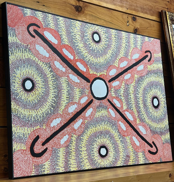 ABORIGINAL Australia Dot Painting (retail$2k)