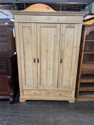 Custom Built Pine Wardrobe (as is)