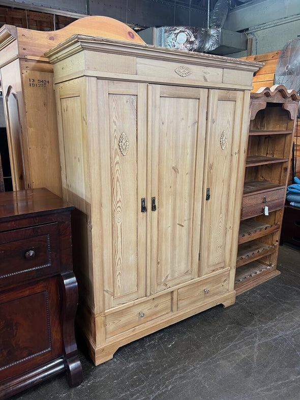 Custom Built Pine Wardrobe (as is)