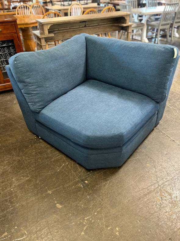 Pottery Barn Indigo Corner Chair