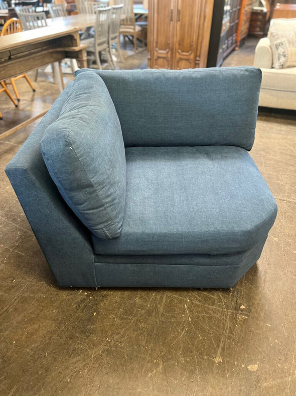 Pottery Barn Indigo Corner Chair