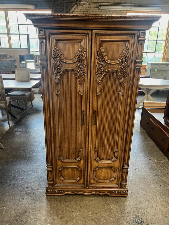 Vintage Gothic Style Wardrobe/Armoire (as is)