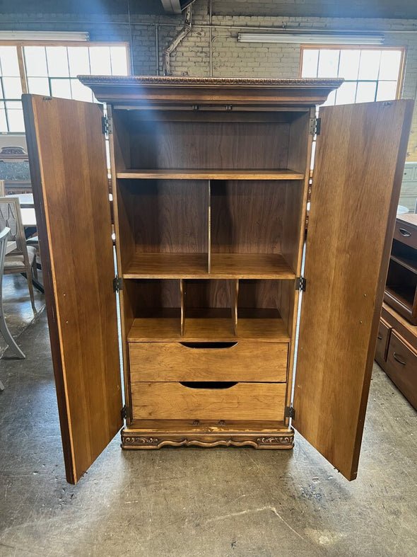 Vintage Gothic Style Wardrobe/Armoire (as is)