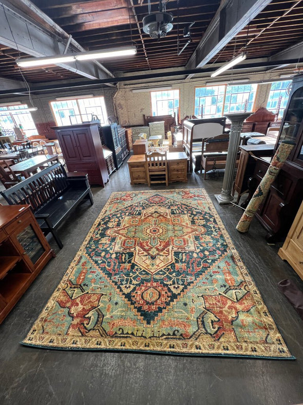 Nuloom Indigo Diamond Medallion 9'x12' Rug