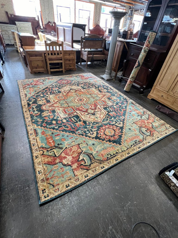 Nuloom Indigo Diamond Medallion 9'x12' Rug