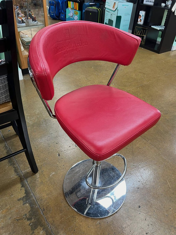 Elizabeth Arden Leather Salon Stool