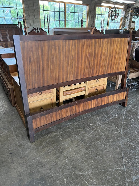 Wooden King Complete Bed