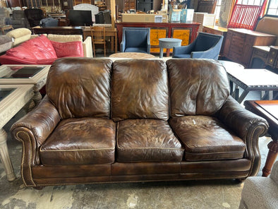 Hancock & Moore Leather Sofa (as is)