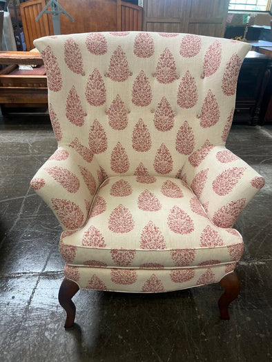 CR Laine Upholstered Wingback Chair