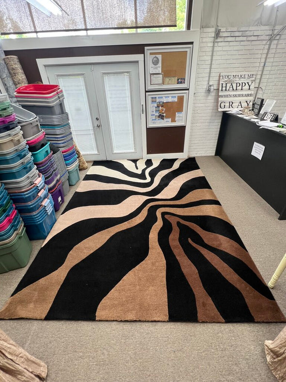 Safari Tundra Collection 100% Wool 8'x11' Rug