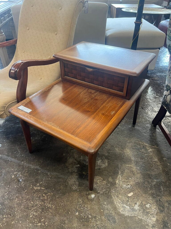 MCM Lane 2 Tier Altavista Side Table (as is)