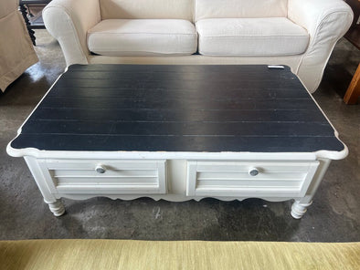 Chalk Top White Painted Coffee Table