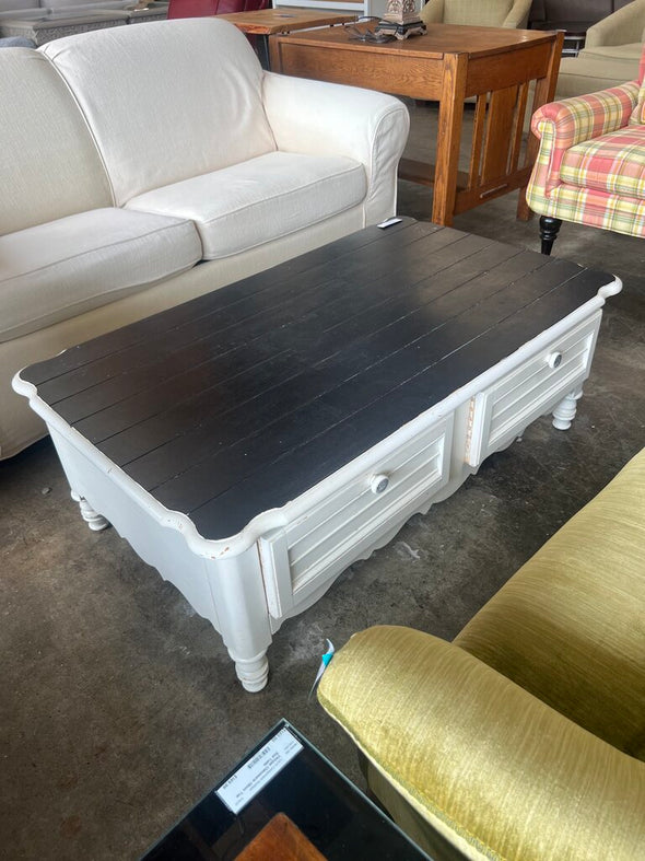 Chalk Top White Painted Coffee Table