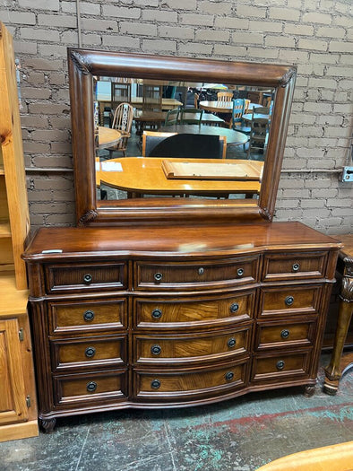 FurnitureLand Wooden Dresser/Mirror