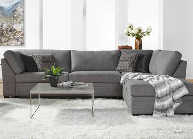 NEW Hughes Furniture 14500 Indy Cement Sectional