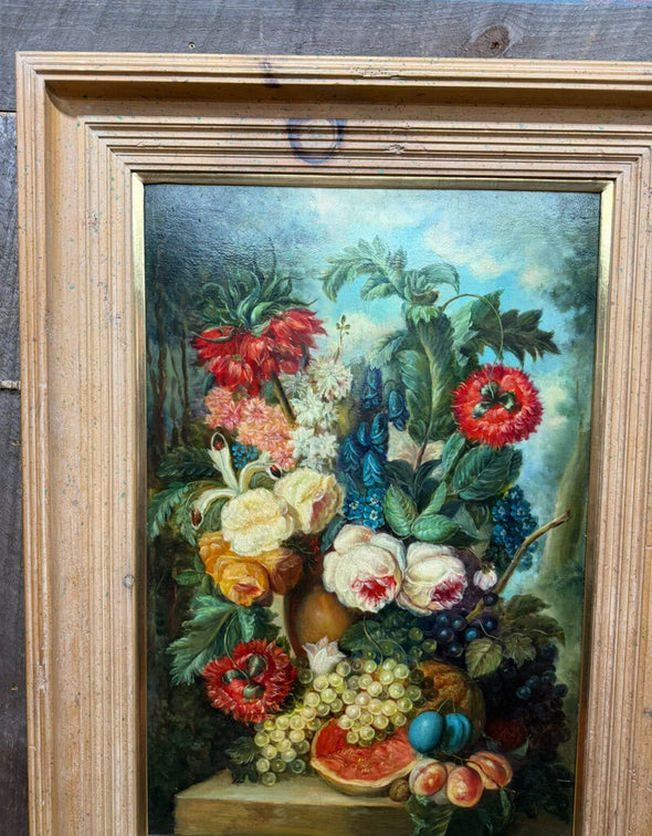 Original R.Bridges Still-life Oil Painting