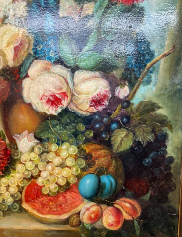 Original R.Bridges Still-life Oil Painting