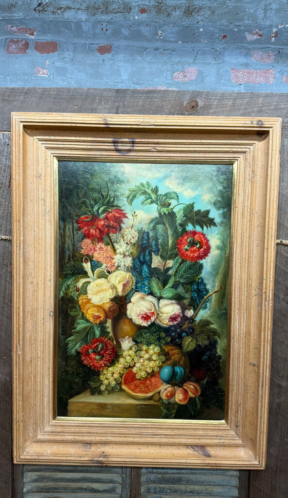 Original R.Bridges Still-life Oil Painting