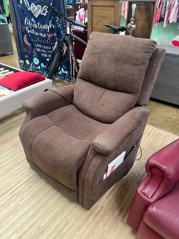 Pride Vitalift Brown Power Lift Chair