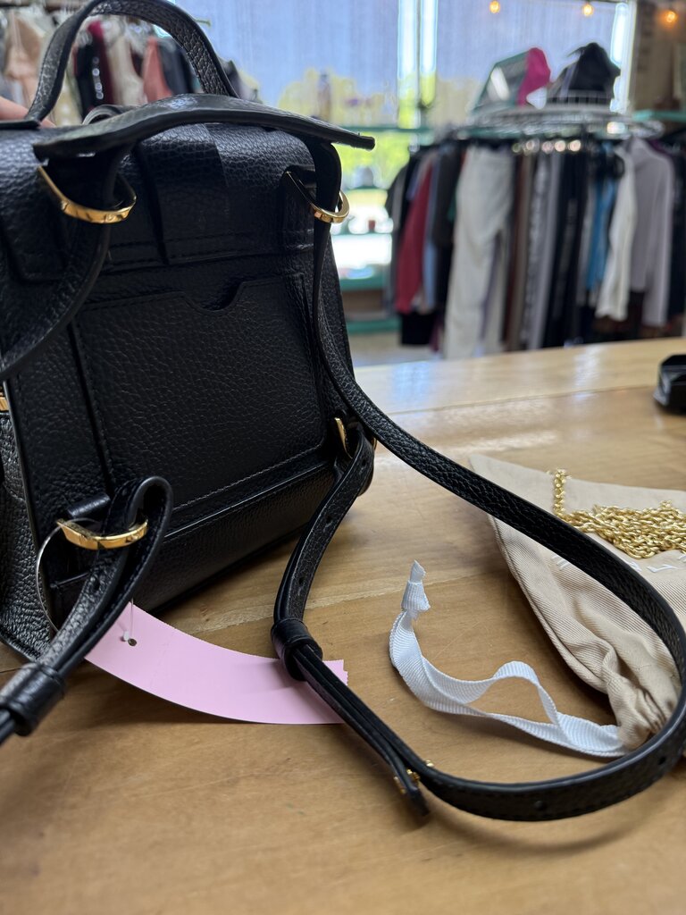 bree leather convertible backpack rebecca minkoff sentreve black crossbody/backpack – Lulu's Consignment